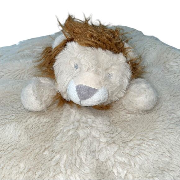 Cloud Island Lovey Lion Security Blanket Plush Stuffed Animal Satin Brown 14" - Picture 7 of 13